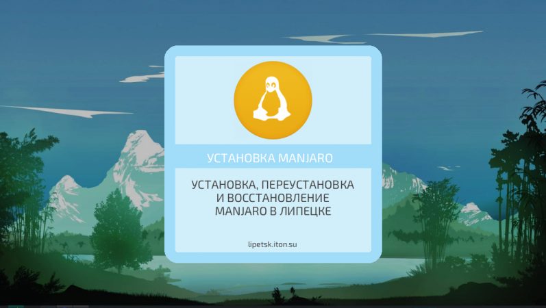 Установка, переустановка и восстановление Manjaro в Липецке