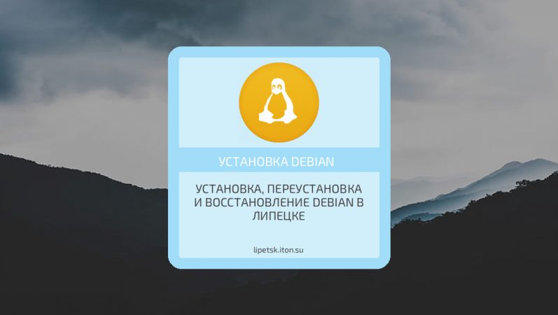 Установка, переустановка и восстановление Debian в Липецке